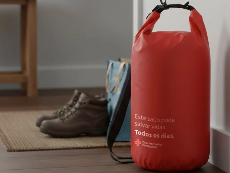 kit emergencia cruz vermelha portuguesa preparacao familias