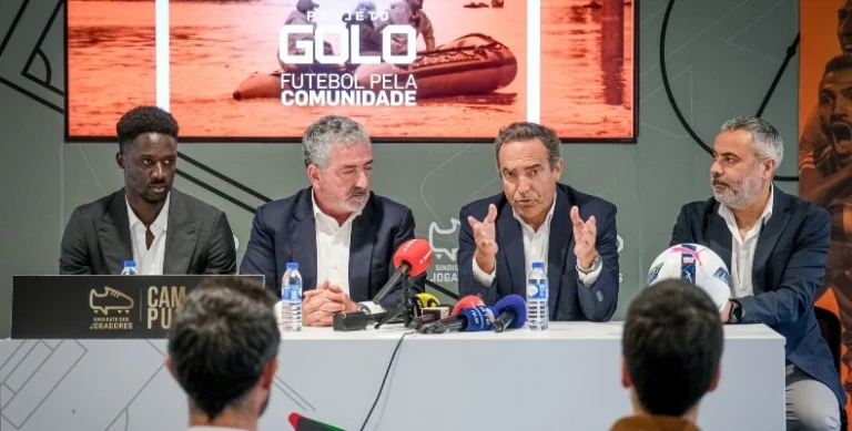 projeto golo solidariedade cruz vermelha portuguesa futebol portugal